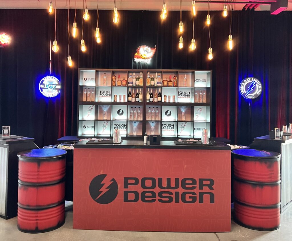 Custom Bar at PDI's Corporate Event